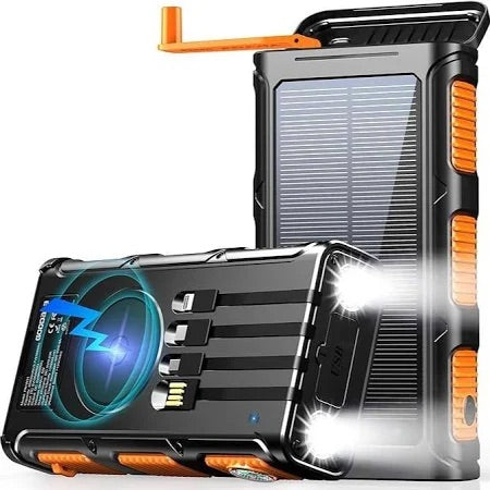 Hand-Crank Solar Power Bank
